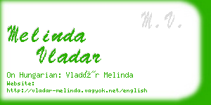 melinda vladar business card